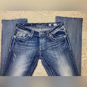 Miss Me Dark Blue Boot Cut Jeans